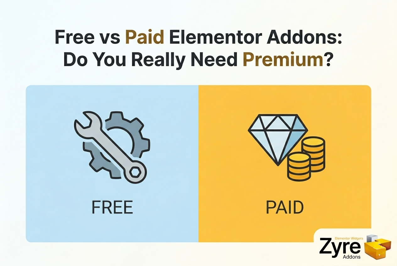 Free vs Paid Elementor Addons: Do You Really Need Premium?